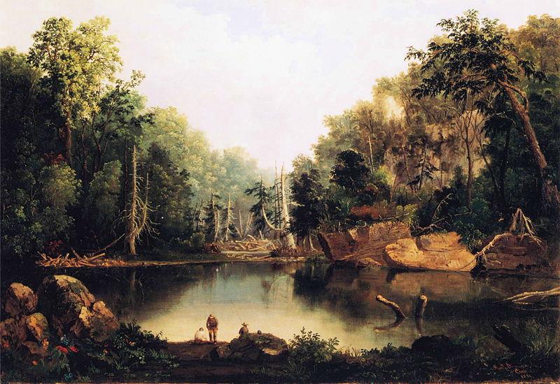 Robert S.Duncanson Little Miami River France oil painting art